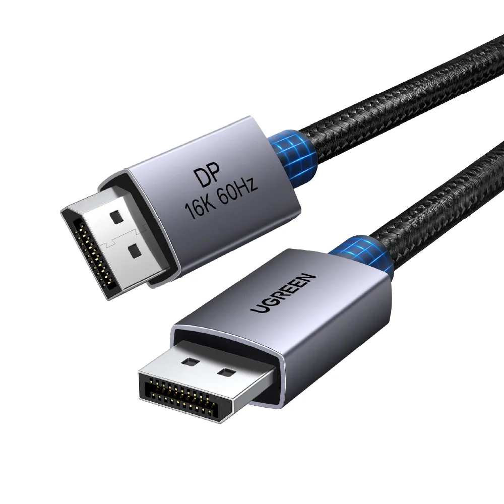 【綠聯】DisplayPort 16K 影像線 公對公 鋁合金外殼 DP 顯示線 1公尺