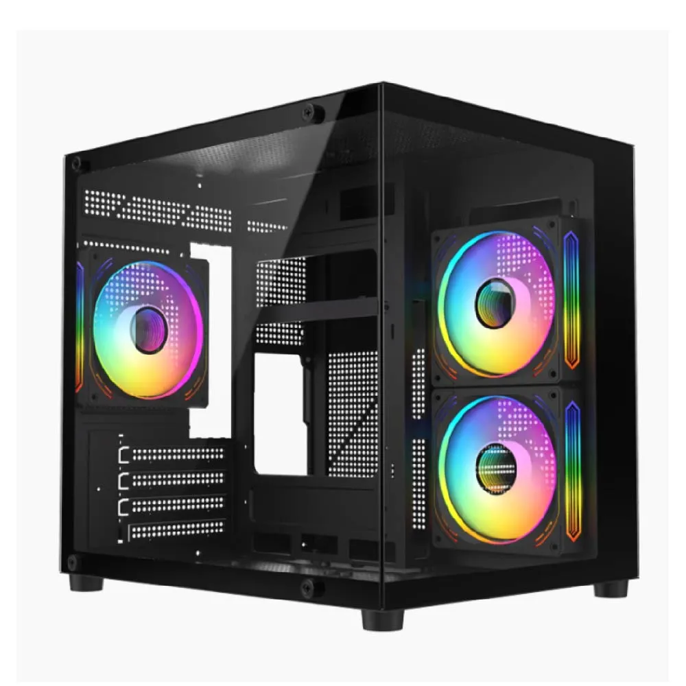 【技嘉平台】R5六核GeForceRTX3050 WIN11{維斯塔W}電競機(R5-5600X/A520/16G/1TB)
