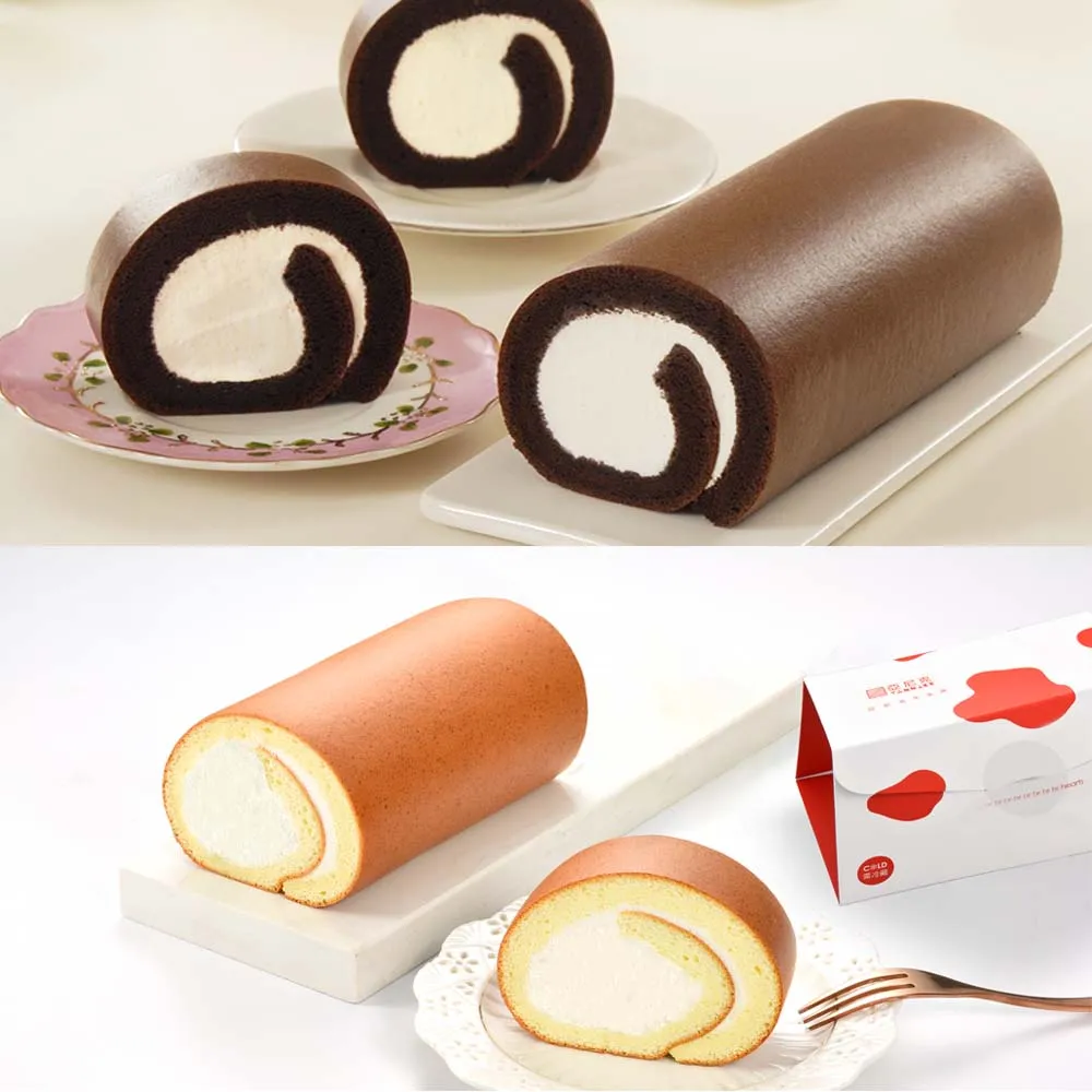 【亞尼克果子工房】生乳捲蛋糕3件特惠組_經典口味3件組(18公分*1+12公分*2)