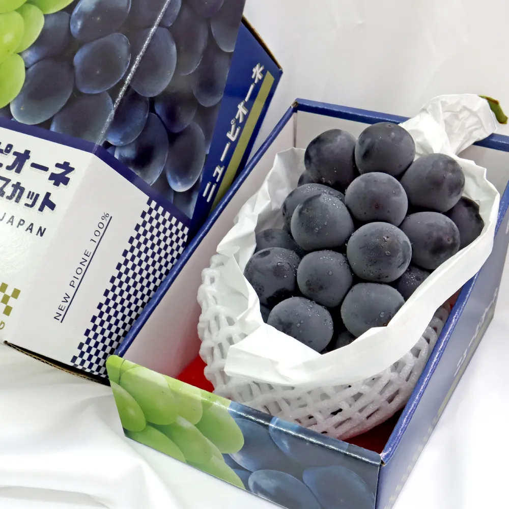【WANG 蔬果】日本貓眼葡萄1房禮盒x2盒(600-700g/串_禮盒) 空運直送