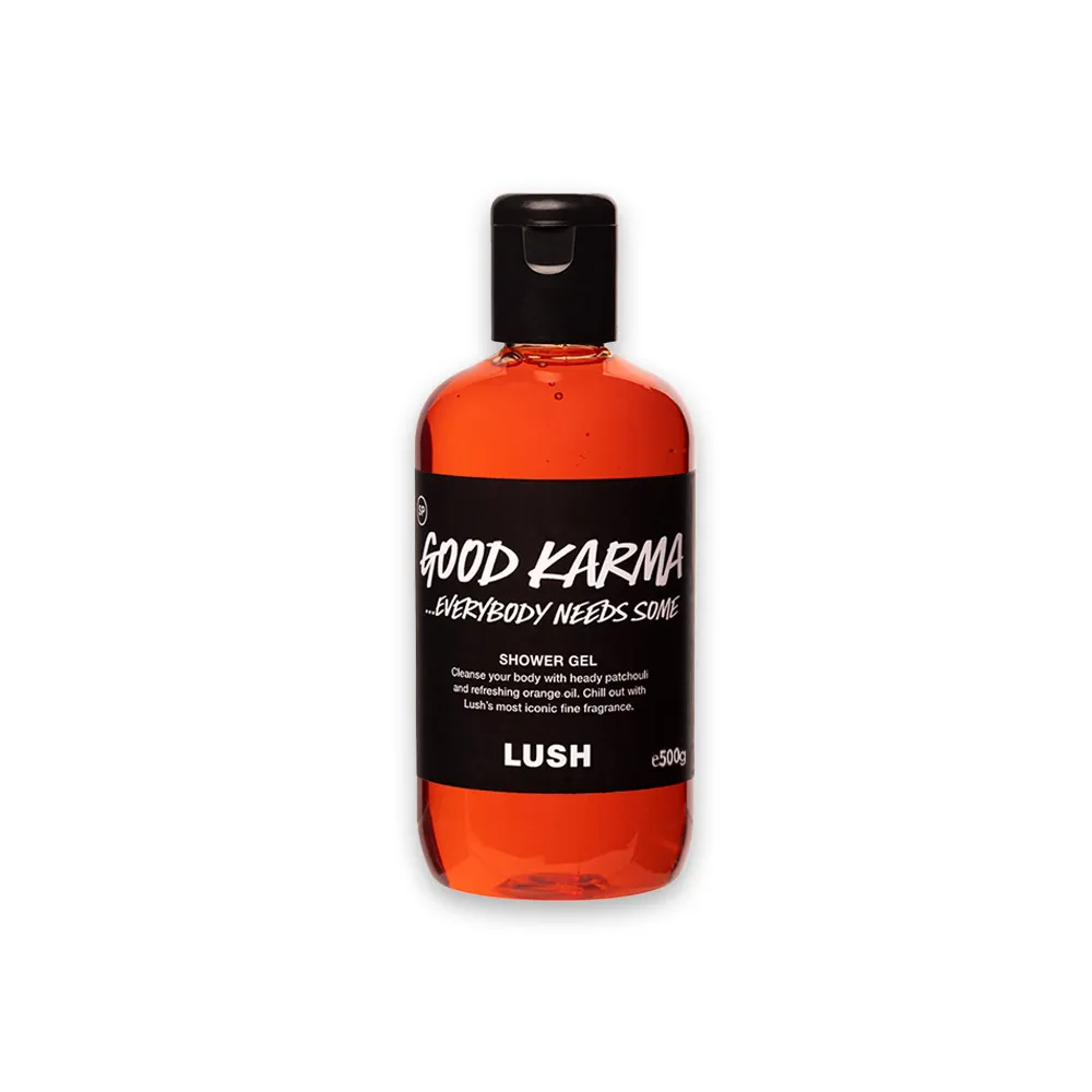 【LUSH 嵐舒】Karma 和諧心靈沐浴露 540g(沐浴露/果香/木質/廣藿香/橘子)
