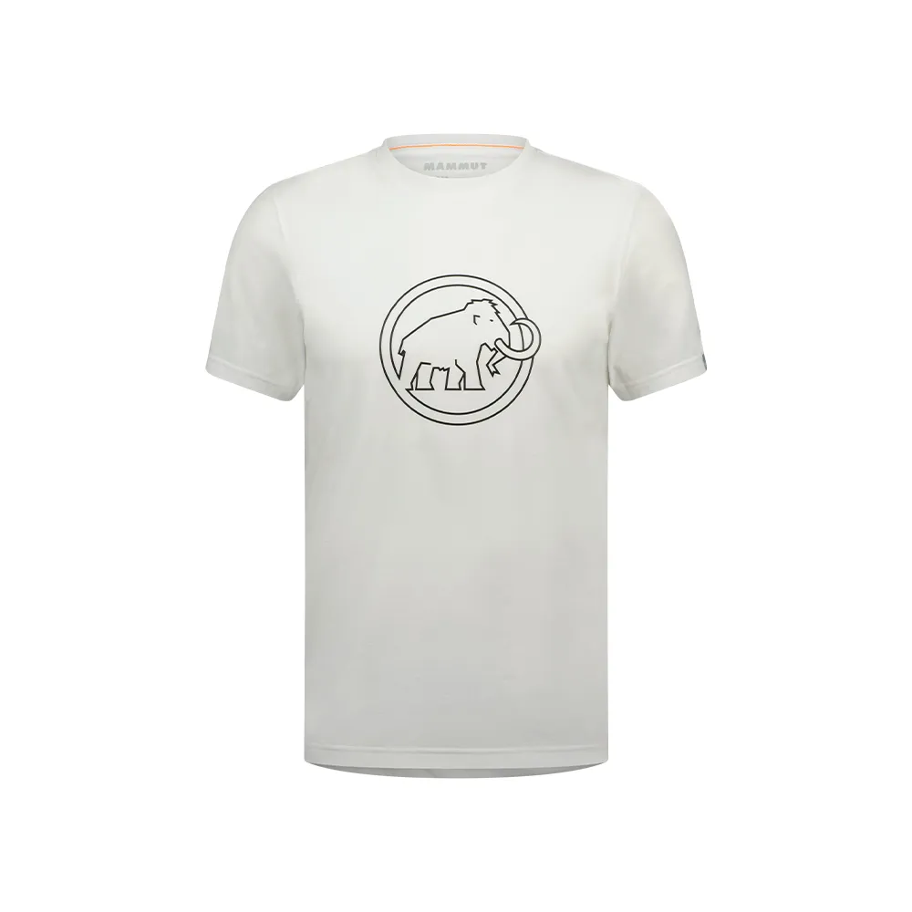【Mammut 長毛象官方直營】QD Logo Print T-Shirt AF 快乾LOGO短袖T恤 男款 白PRT4 #1017-02012