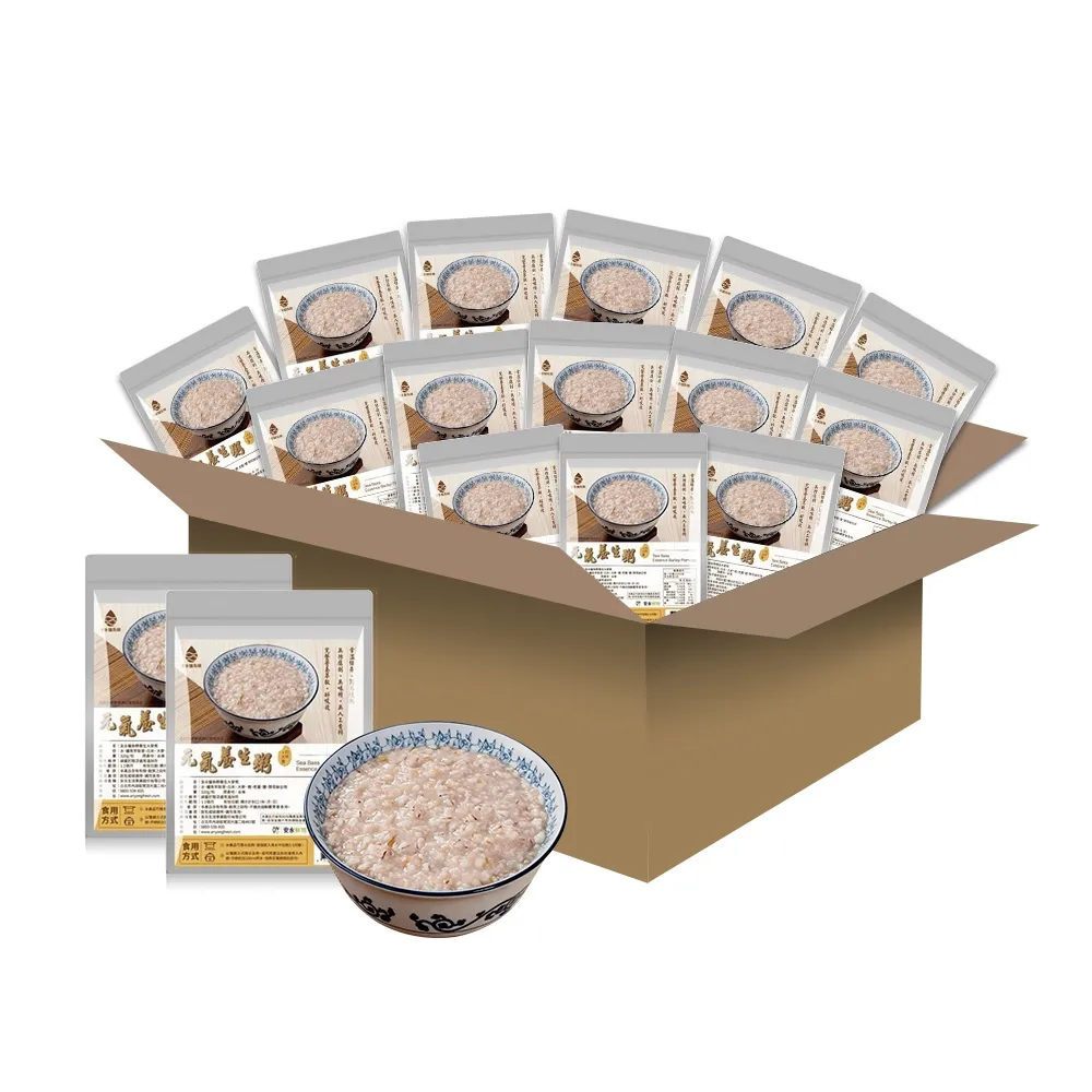 【安永鮮物】鱸魚精養生大麥粥5入組(320g/包/裸包/常溫/威品嚴選)