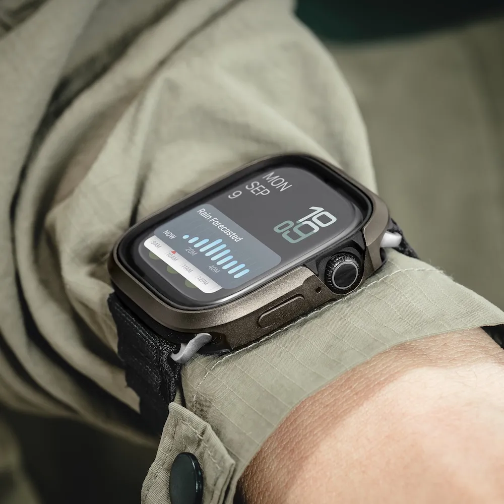 【MAGEASY】Apple Watch Odyssey 航太鋁合金手錶保護殼(適用 42/46mm)