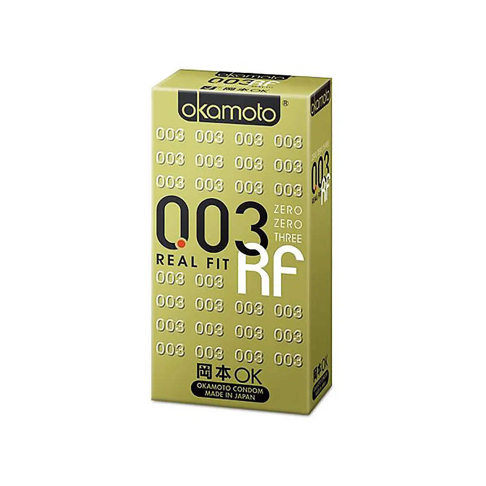 【okamoto 岡本】RF極薄貼身保險套6入*2盒(共12入)