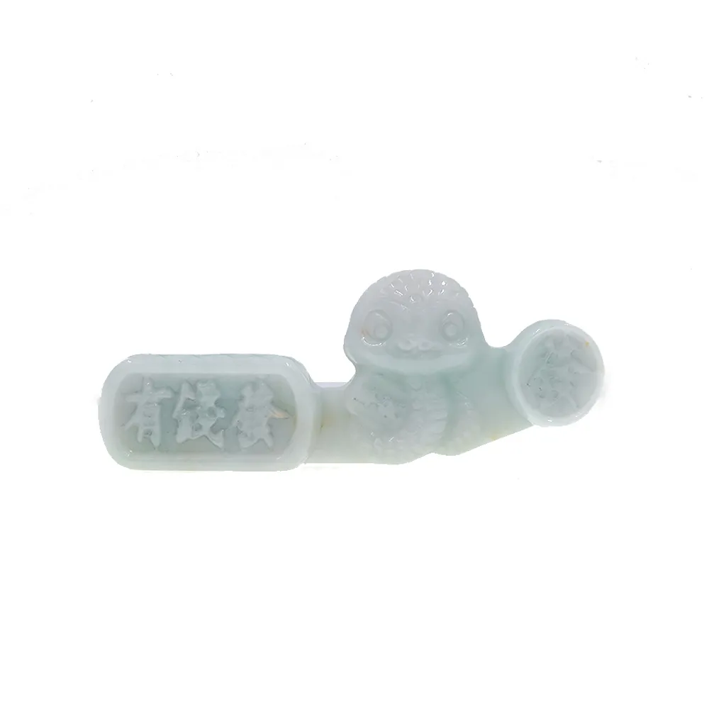 【喜緣玉品】天然翡翠A貨 芙蓉 蛇來有錢發 風水擺設 擺件-僅此一品(開運風水)(直)