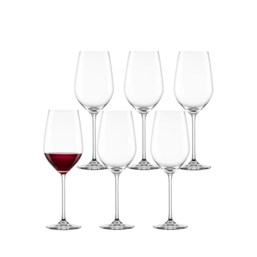 【ZWIESEL GLAS】德國水晶杯 Fortissimo 奢華款6入組(紅酒杯/品酒杯/高腳杯/白酒杯)雙11限定
