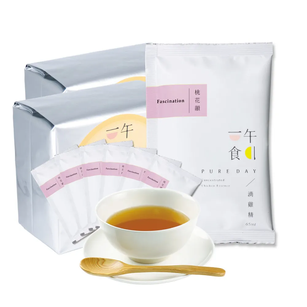 【一午一食】桃花韻滴雞精60入+贈6包不挑款(環保包裝65ml/包)