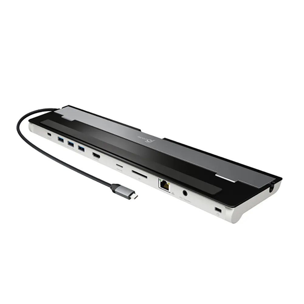 【j5create 凱捷】USB-C 9合1多功能筆電擴充基座-JCD533