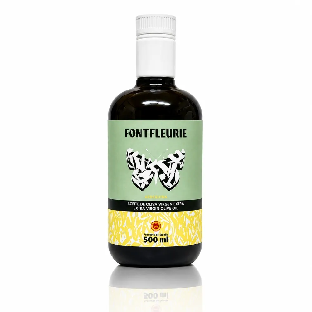 【CUADRAT VALLEY】FONTFLEURIE 西班牙特級冷壓初榨橄欖油 500ml|生飲 沙拉 煎炒 烘焙適用雙11