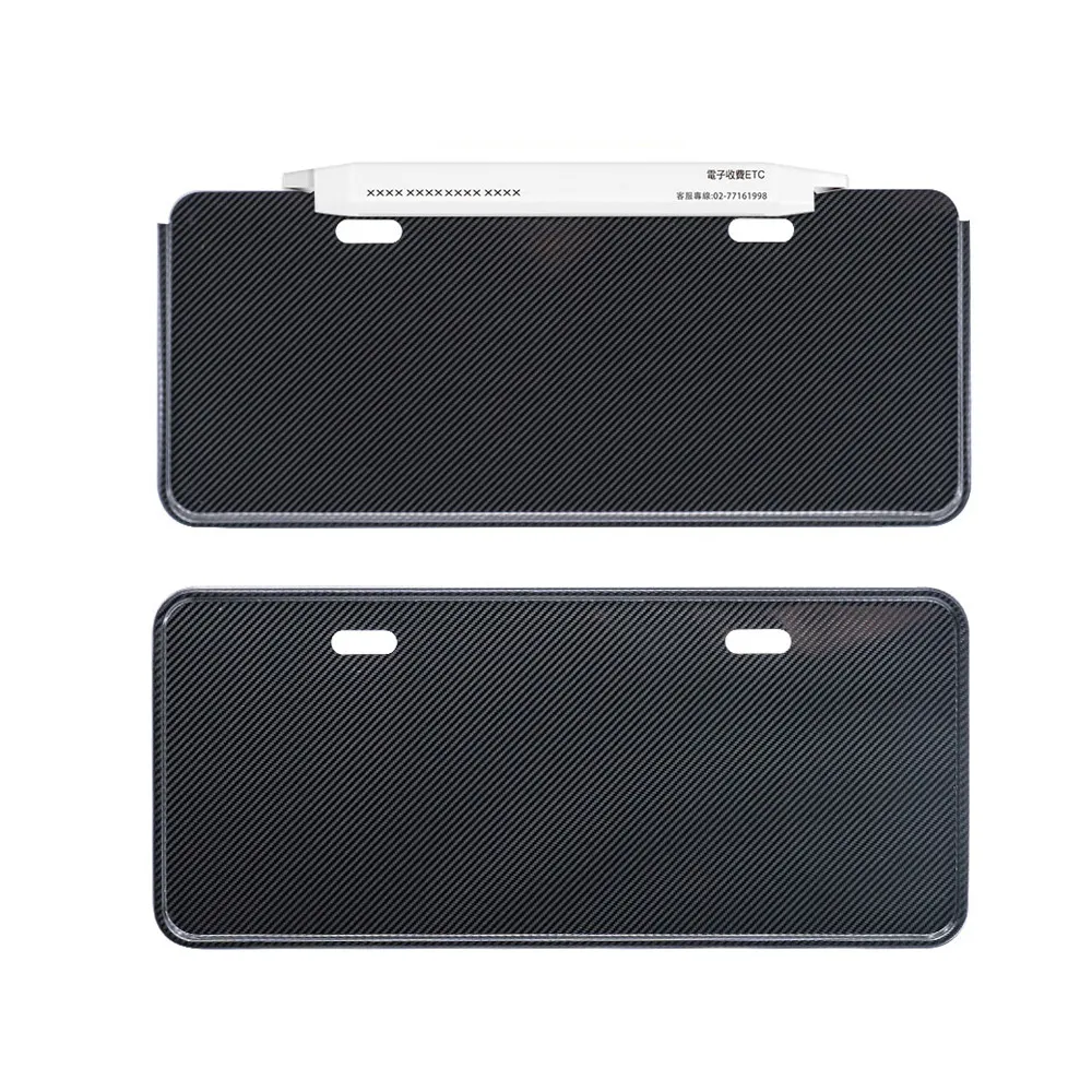 【ANBORTEH 安伯特】碳纖卡夢七碼車牌框-2入-ETAG適用 ABT-A234