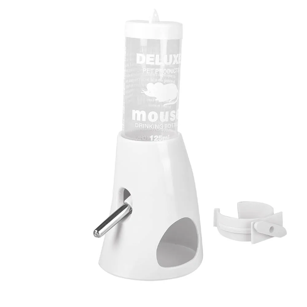 【Truly House】125ml倉鼠飲水器 懸掛立式兩用款  寵物 飲水 超值兩入組(兩色任選)