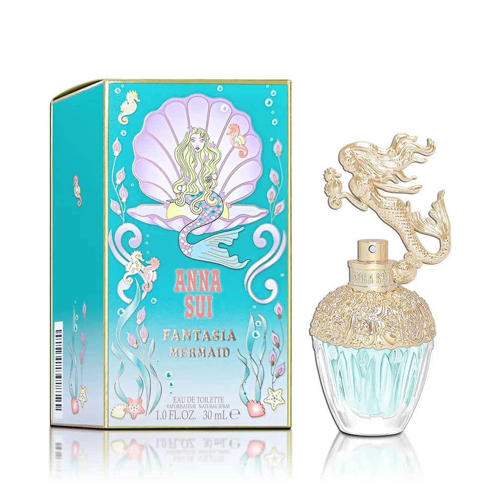 【ANNA SUI 安娜蘇】童話美人魚淡香水 30ML (專櫃公司貨)