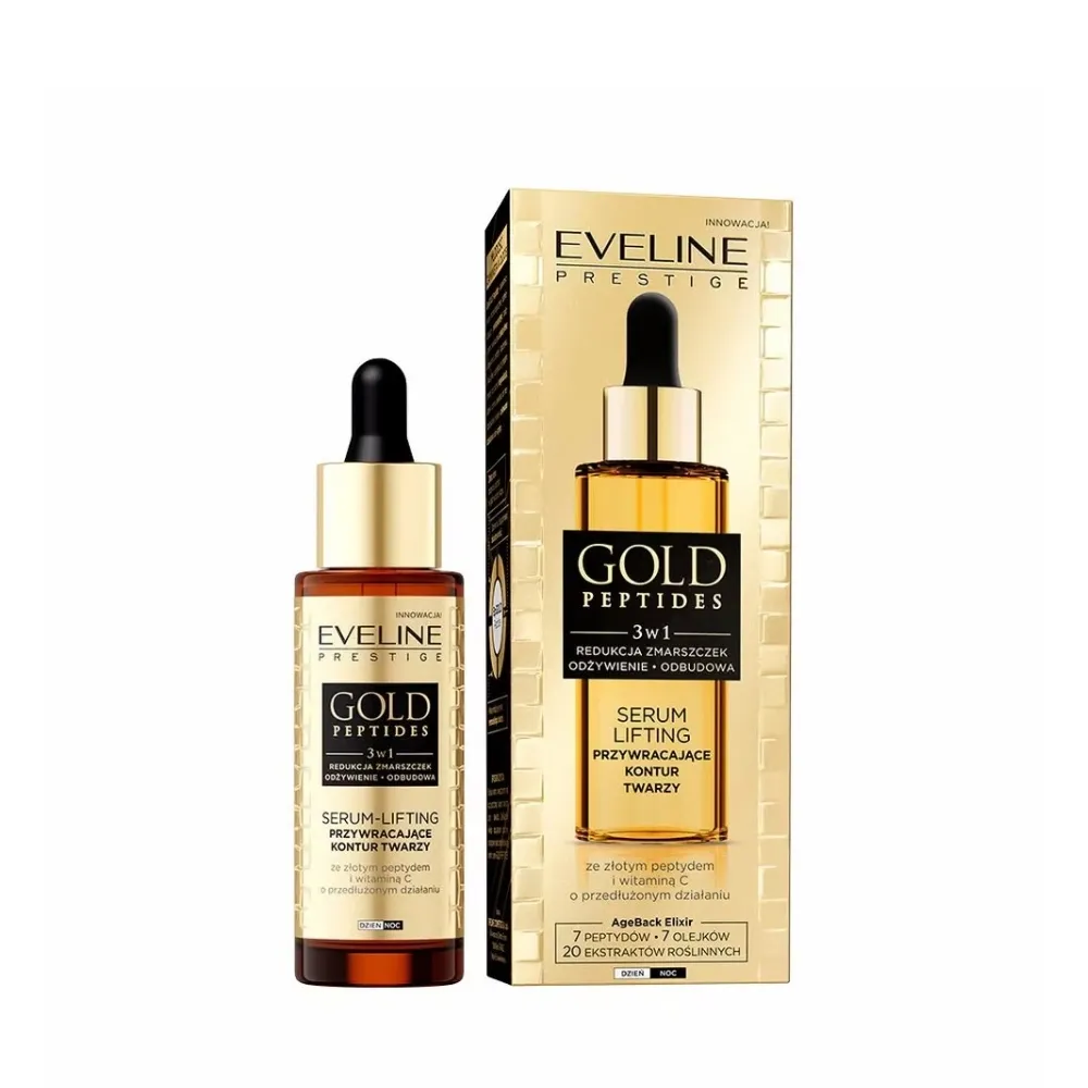 【Eveline Cosmetics】黃金胜肽 緊緻精華 30ml(波蘭原裝)