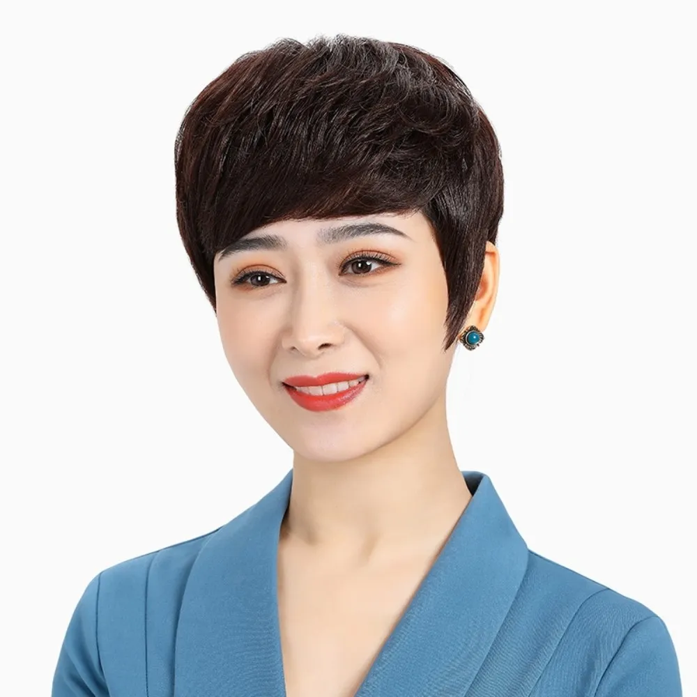 【米蘭精品】現貨+預購 女假髮短假髮透氣假髮片輕量假髮免打理隱形增髮整頂假髮(舒適蓬鬆自然2色74hd7)