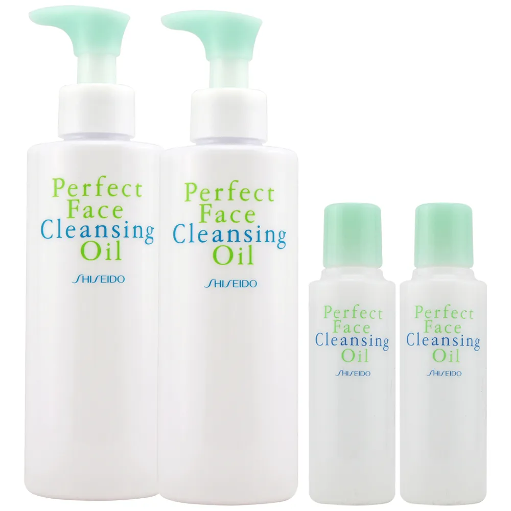 【SHISEIDO 資生堂】深層水淨化潔顏油 200ML  x 2 +  40ML x 2〈百貨公司貨〉