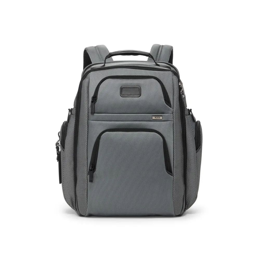 【TUMI】Alpha TUMI Brief Pack 機能尼龍後背包 - 灰反光