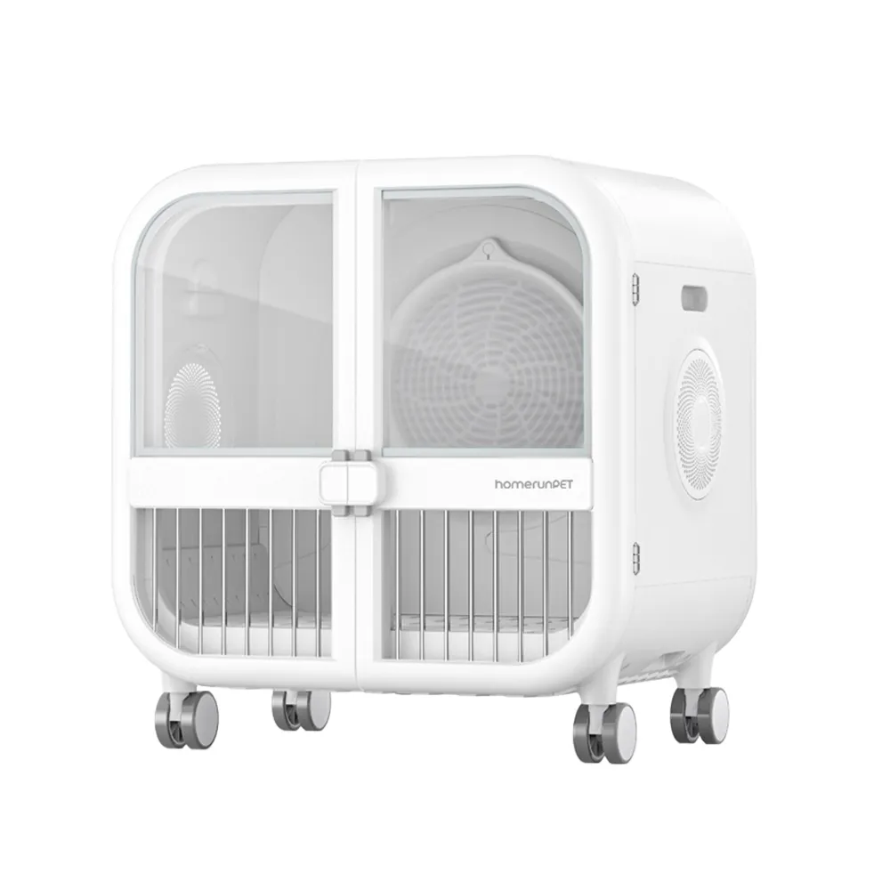 【HomeRun 霍曼】Ultra寵物 大型烘乾箱 烘毛機 烘毛箱 135L 貓 中型犬(雙11限定延長保固3個月)
