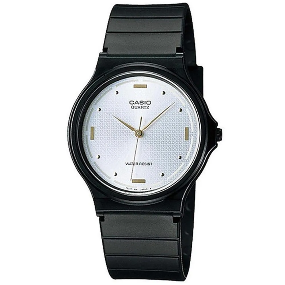 【CASIO 卡西歐】卡西歐薄型中性石英錶-銀面(MQ-76-7A1) 雙11