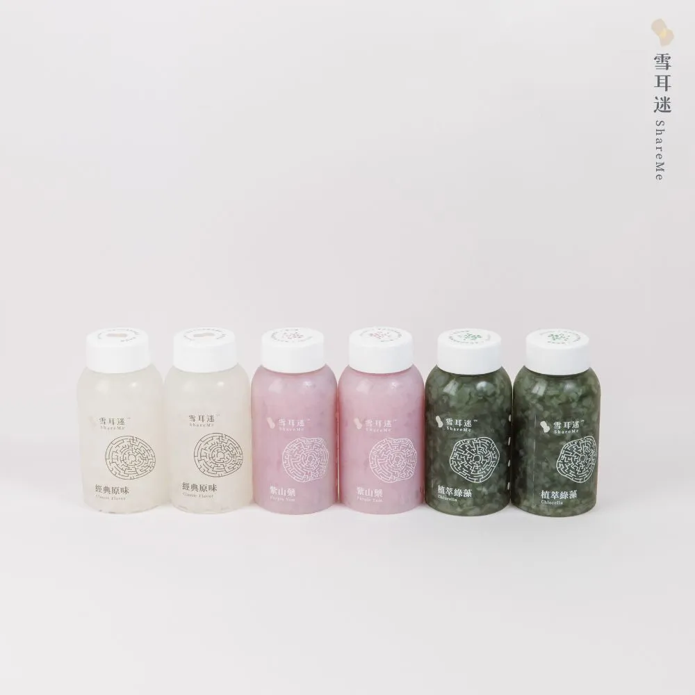【雪耳迷】濃醇白木耳飲6入-養生綜合組(250g/入)