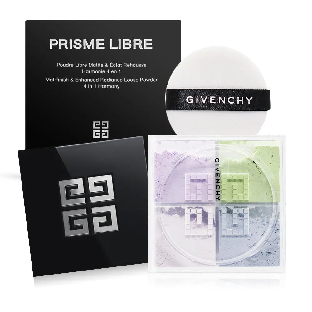 【GIVENCHY 紀梵希】新一代魅力4G幻彩蜜粉(4X3g #1 新款 國際航空版)-雙11