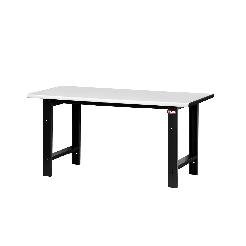 【SHUTER 樹德】180cm中型耐磨工作桌-已組裝 黑色 /組 WM-6M