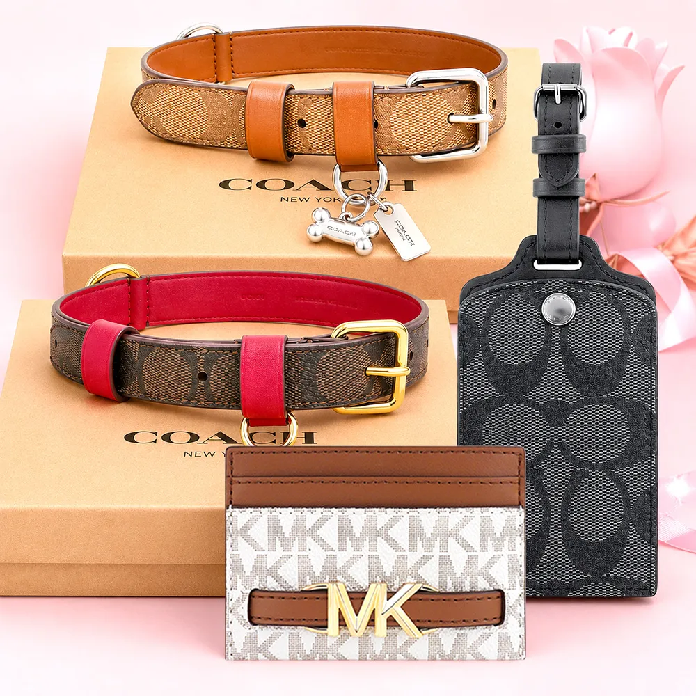 【COACH】x MICHAEL KORS 識別證件夾/卡夾/狗項圈/胸針(多款)