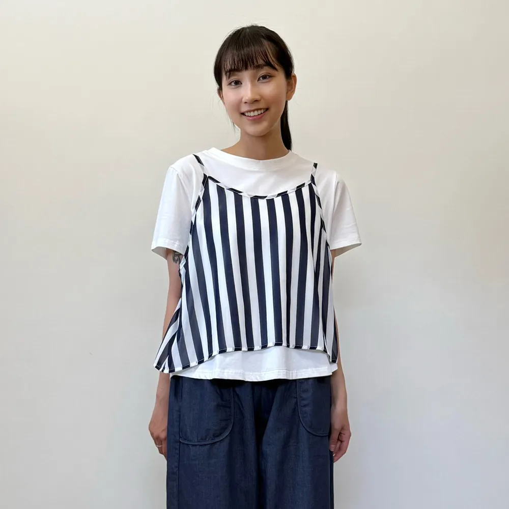 【Hana Mokuba】花木馬日系女裝簡約V領釦子上衣