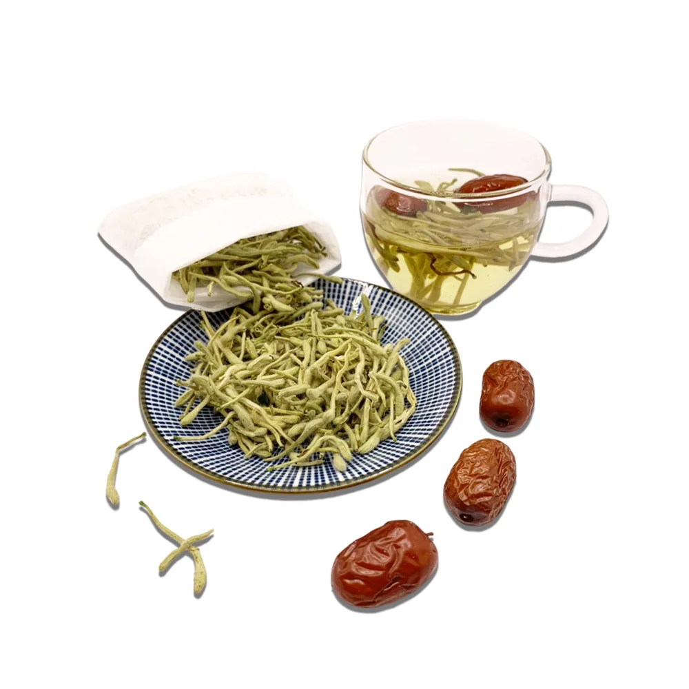 【蔘大王】退火金銀花茶組（60gX4）(清爽退火 神采煥發 忍冬茶 鴛鴦草茶)