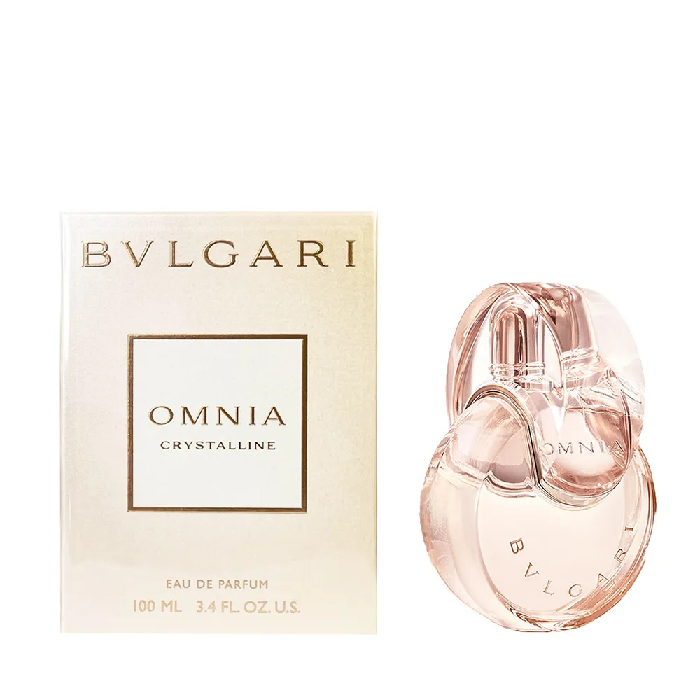 【BVLGARI 寶格麗】晶澈女性淡香精 (白水晶EDP) 100ml (專櫃公司貨)