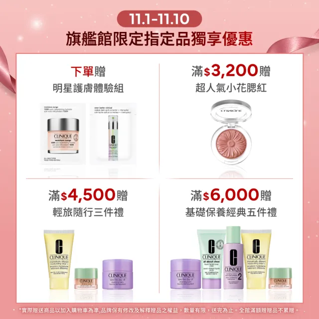 【CLINIQUE 倩碧】小花腮紅雙入限定組(花漾腮紅x2)