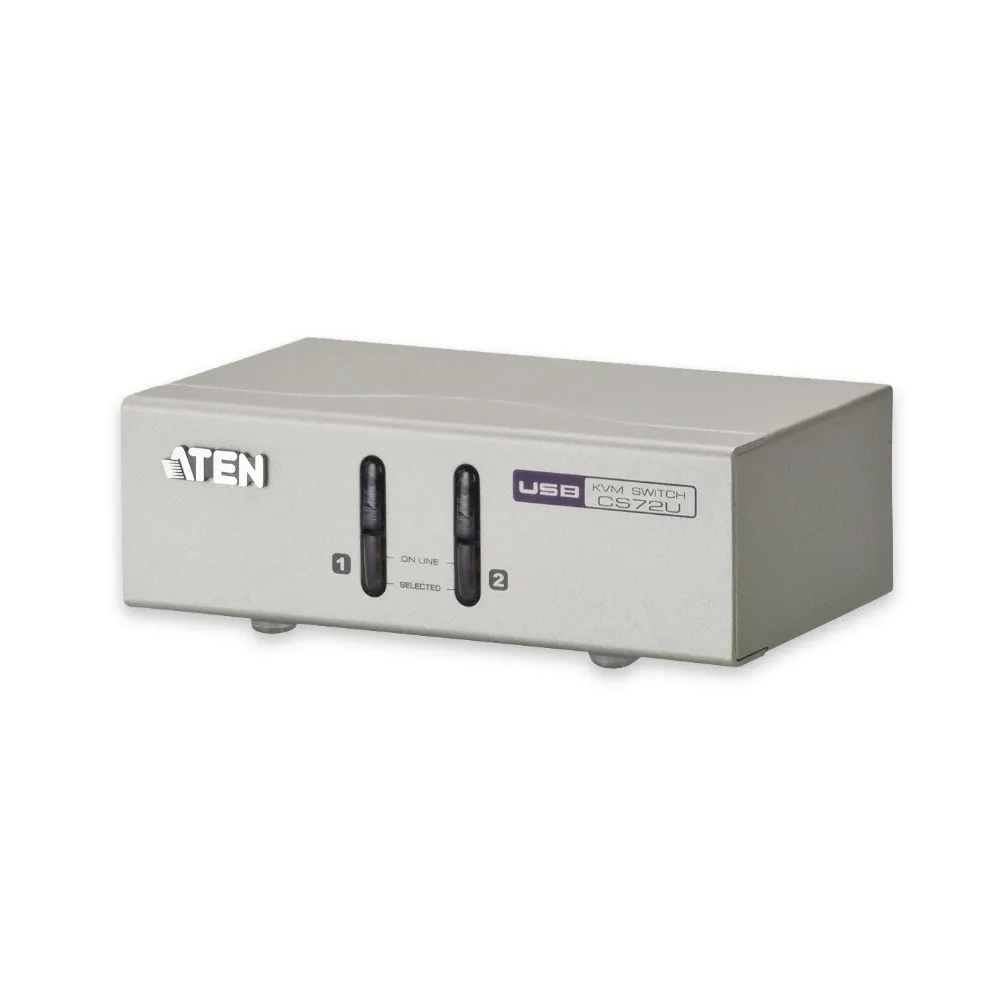 【ATEN】2埠 USB KVM多電腦切換器(CS72U)