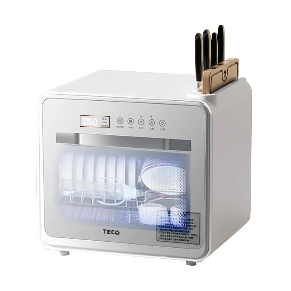 【TECO 東元】智能UV抑菌熱旋烘碗機/餐具奶瓶烘乾機(XYFYE040W)