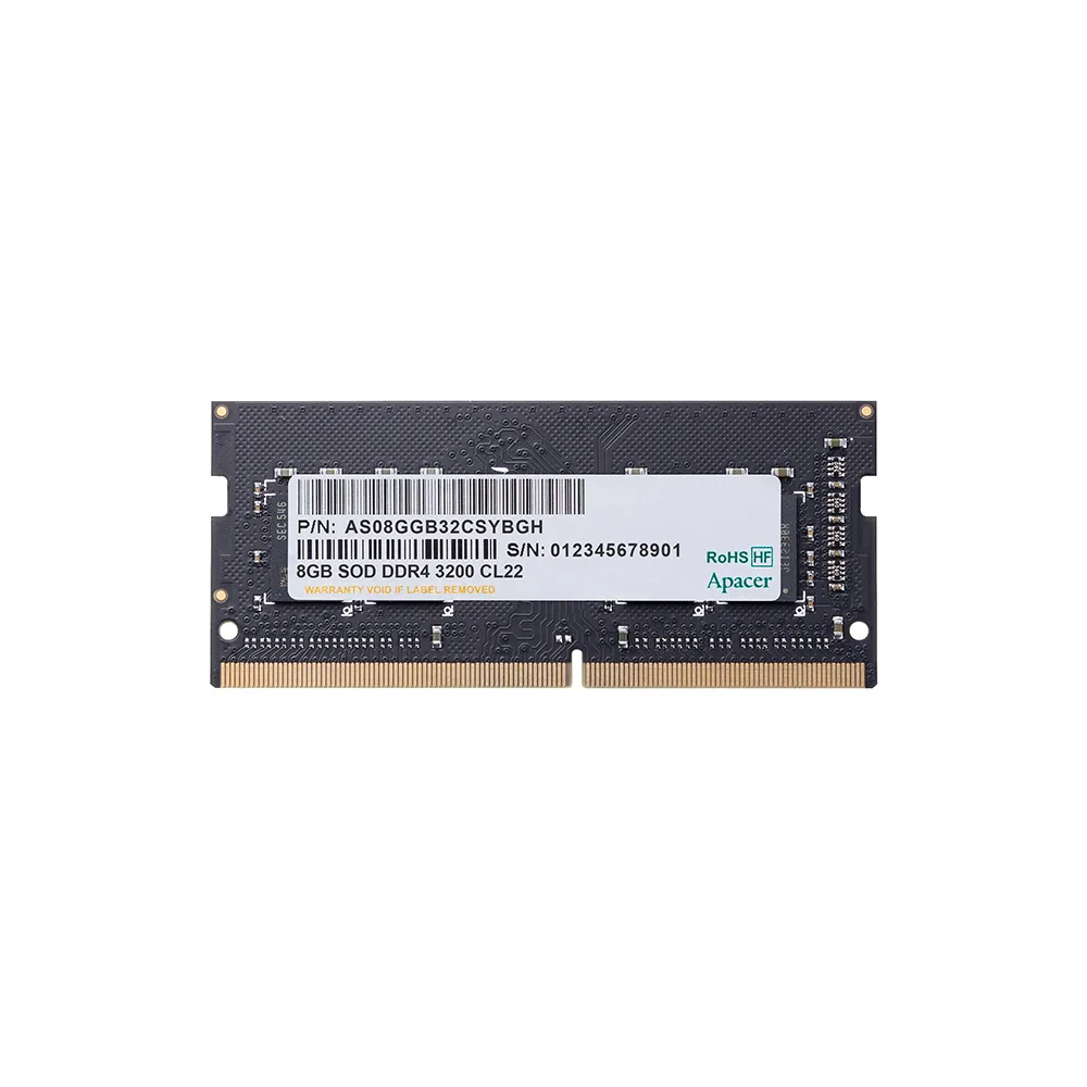 【Apacer 宇瞻】8GB DDR4 3200 筆記型記憶體