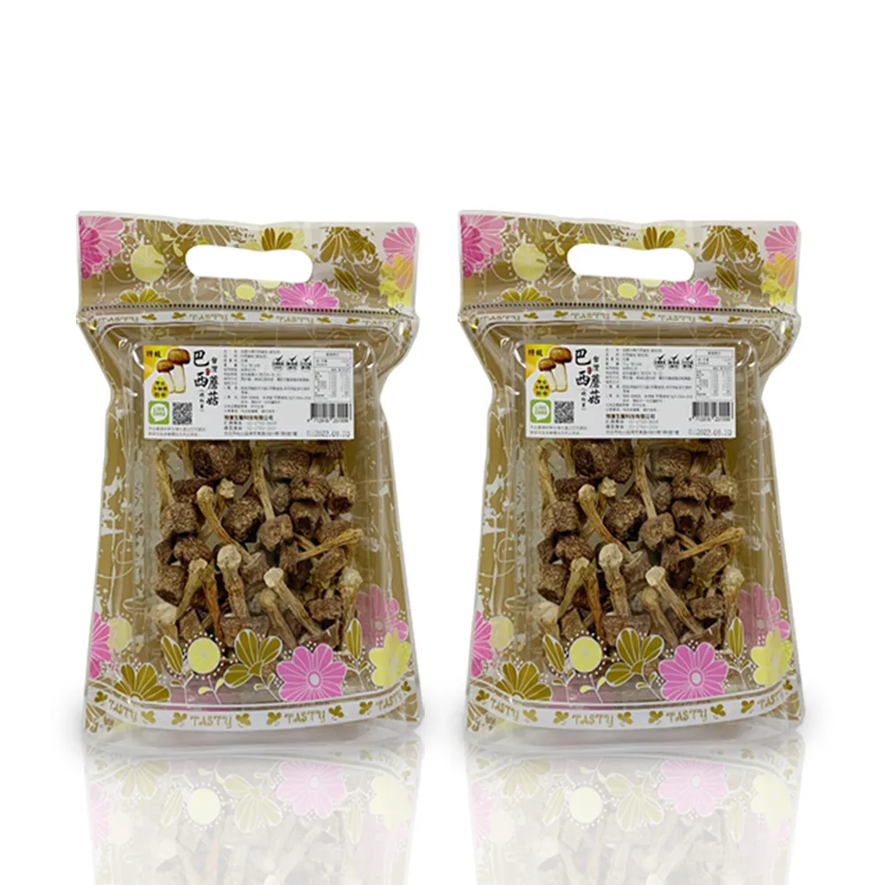 【瑞康生醫】台灣產地-巴西蘑菇乾菇60g/入-共2入(巴西蘑菇 姬松茸  巴西蘑菇乾菇)