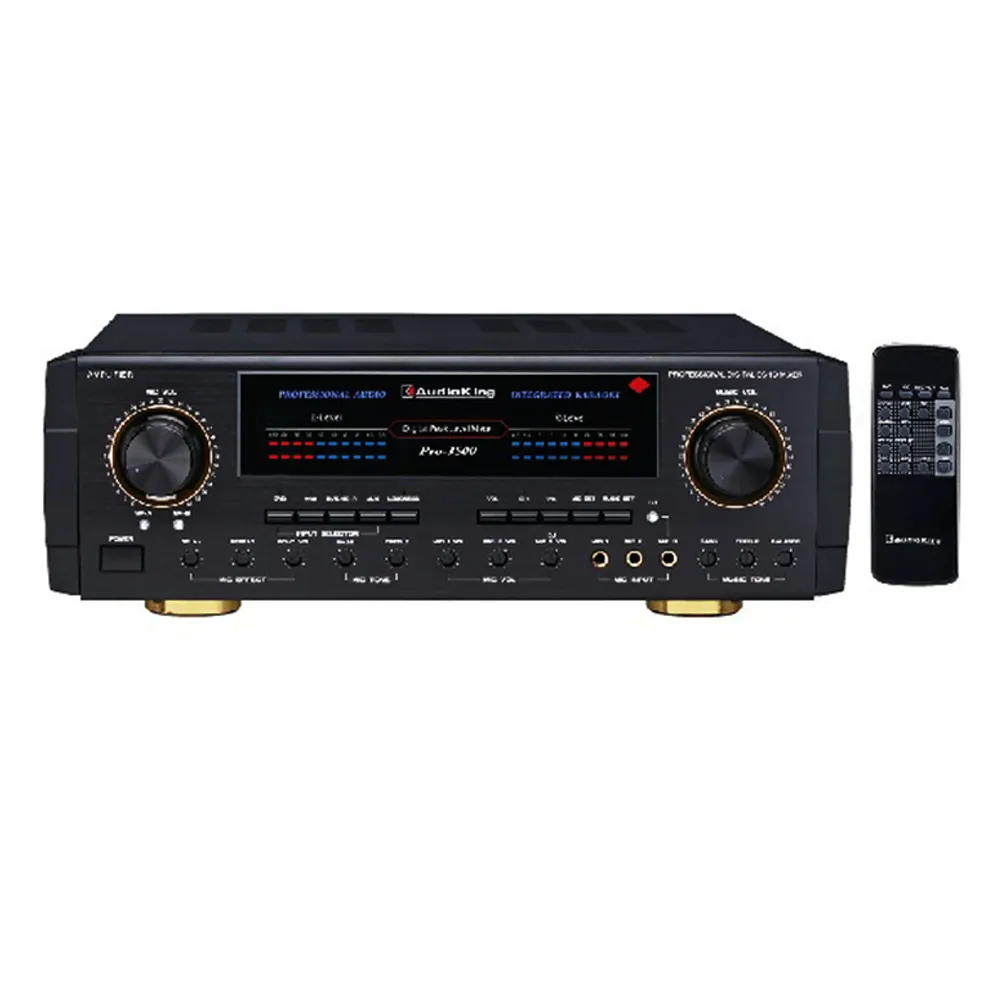 Audioking KA-9000B 250W+250W 光纖、藍牙、同軸音樂歌唱兩用擴大機