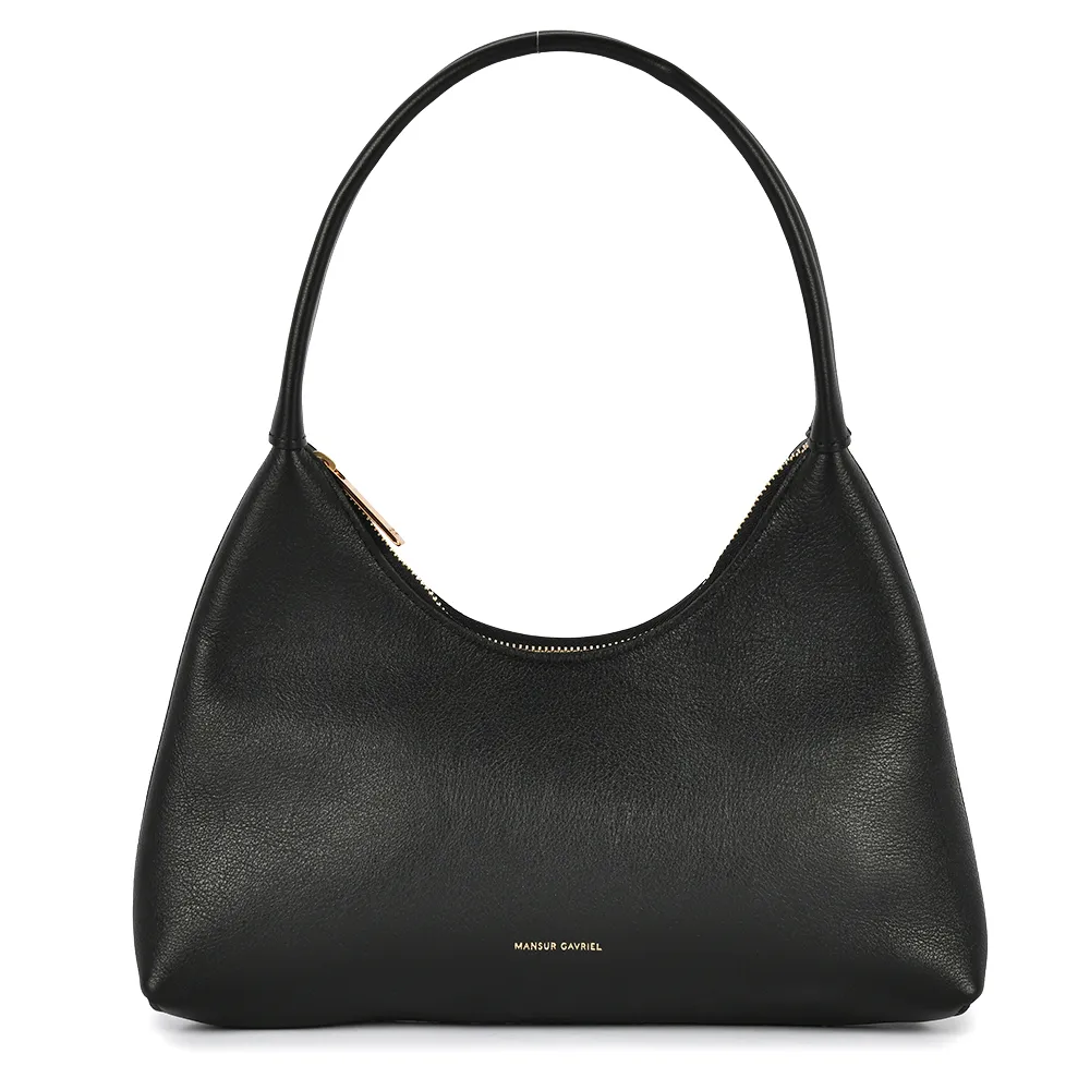 【MANSUR GAVRIEL】真皮 MINI CANDY 小牛皮肩背賈姬包(真皮包包 黑色)