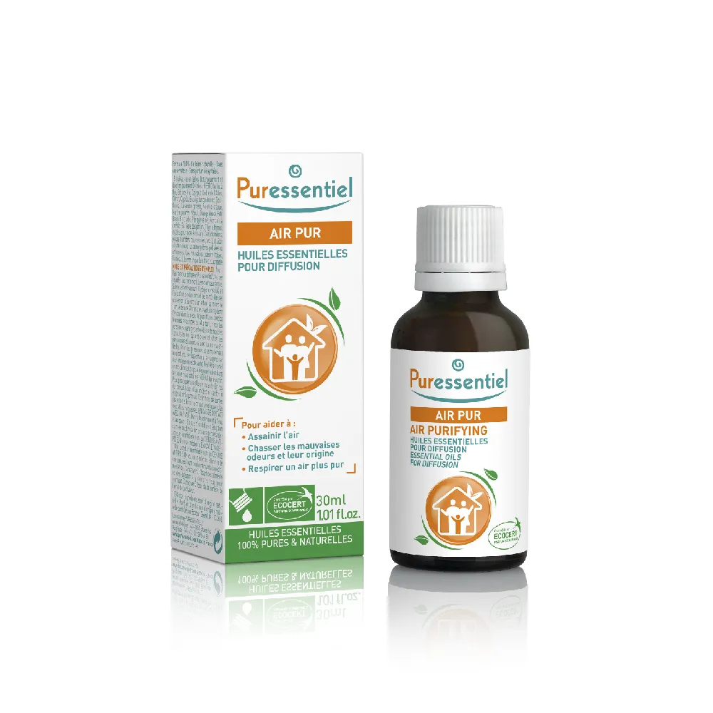 【Puressentiel 璞萃】E°18 淨化神盾 全效森氧複方精油 30ml(Ecocert有機認證)