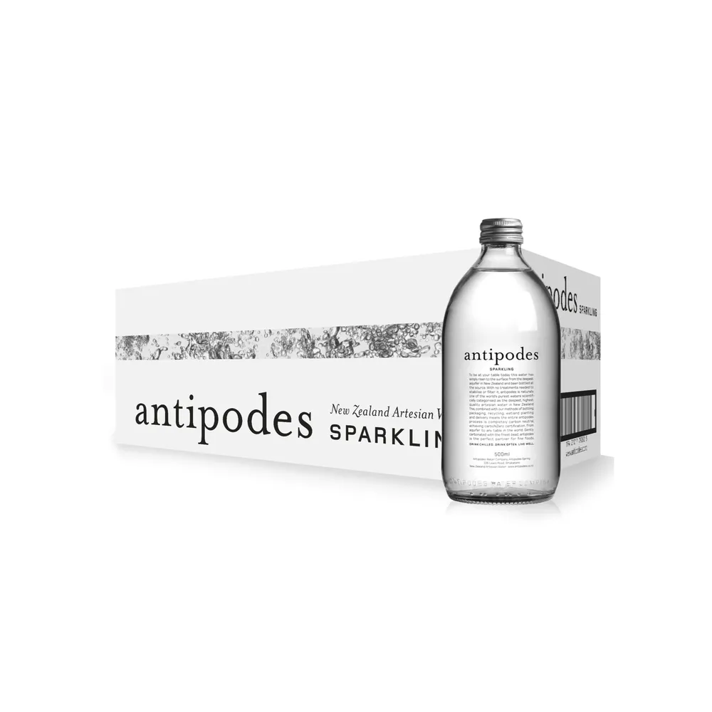 即期品【Antipodes 安蒂波迪斯】即期品 Antipodes 安蒂波迪斯 氣泡水玻璃瓶裝500mlx24入/箱
