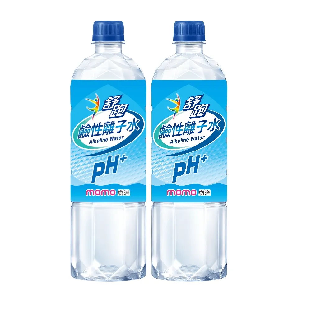 【舒跑xmomo聯名】鹼性離子水+PLUS 850mlx2箱(共40入;官方直營)