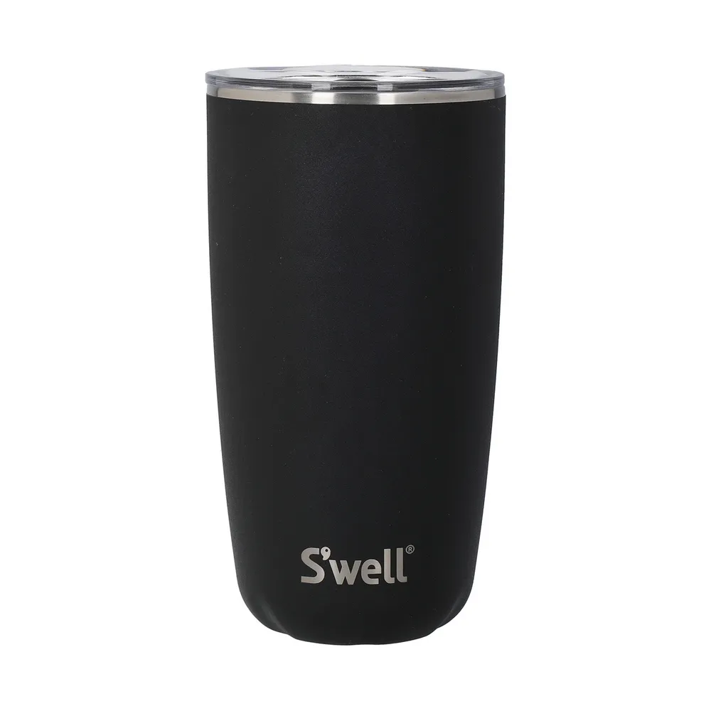 【S’well】美國 Tumbler不鏽鋼滑蓋保溫杯 曜石黑530ml / swell 保溫杯 保冰杯 推蓋直飲杯