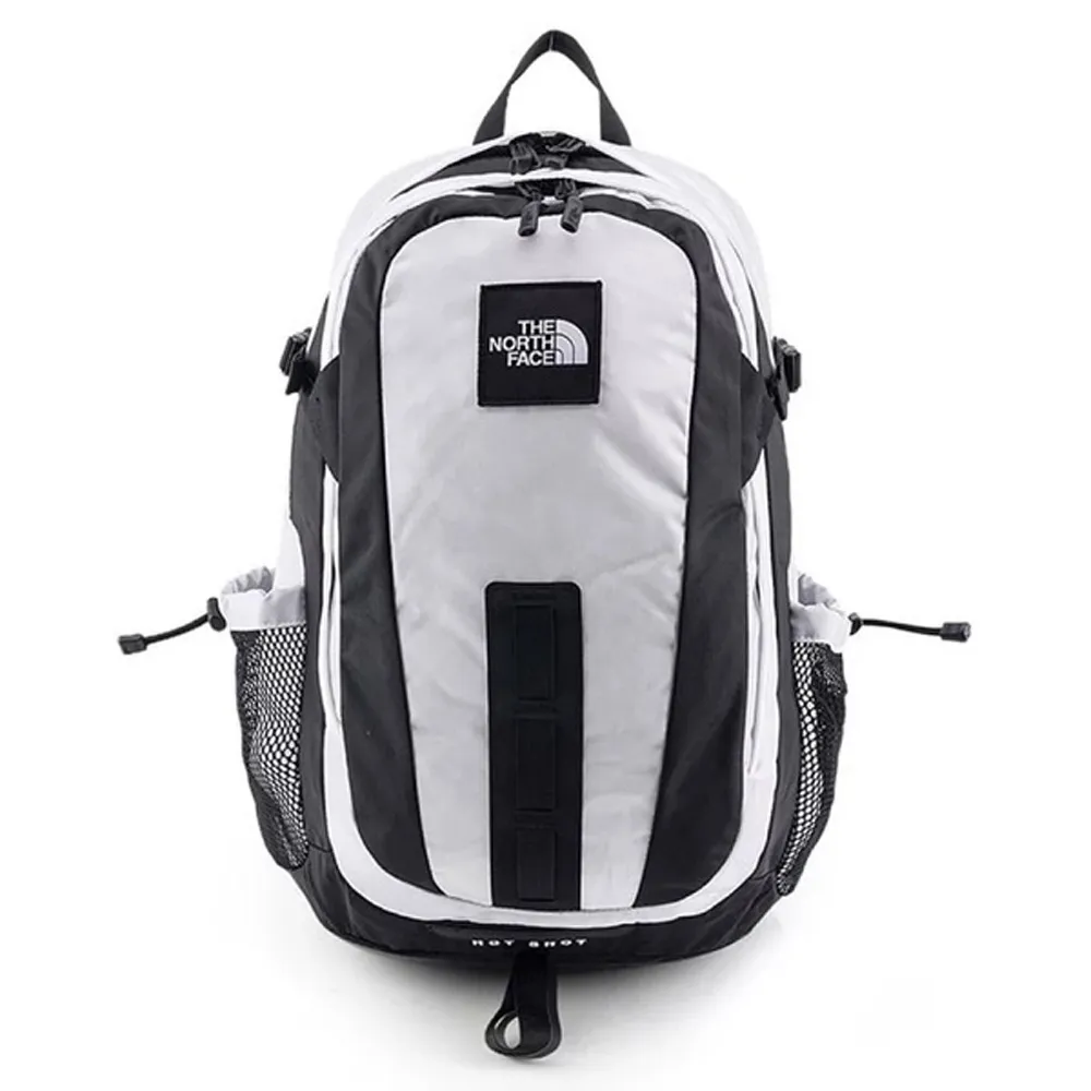 【The North Face】HOT SHOT 抗撕裂抗震多功能後背包30L(15吋筆電).通勤書包/ 3KYJ-LA9 雪峰白