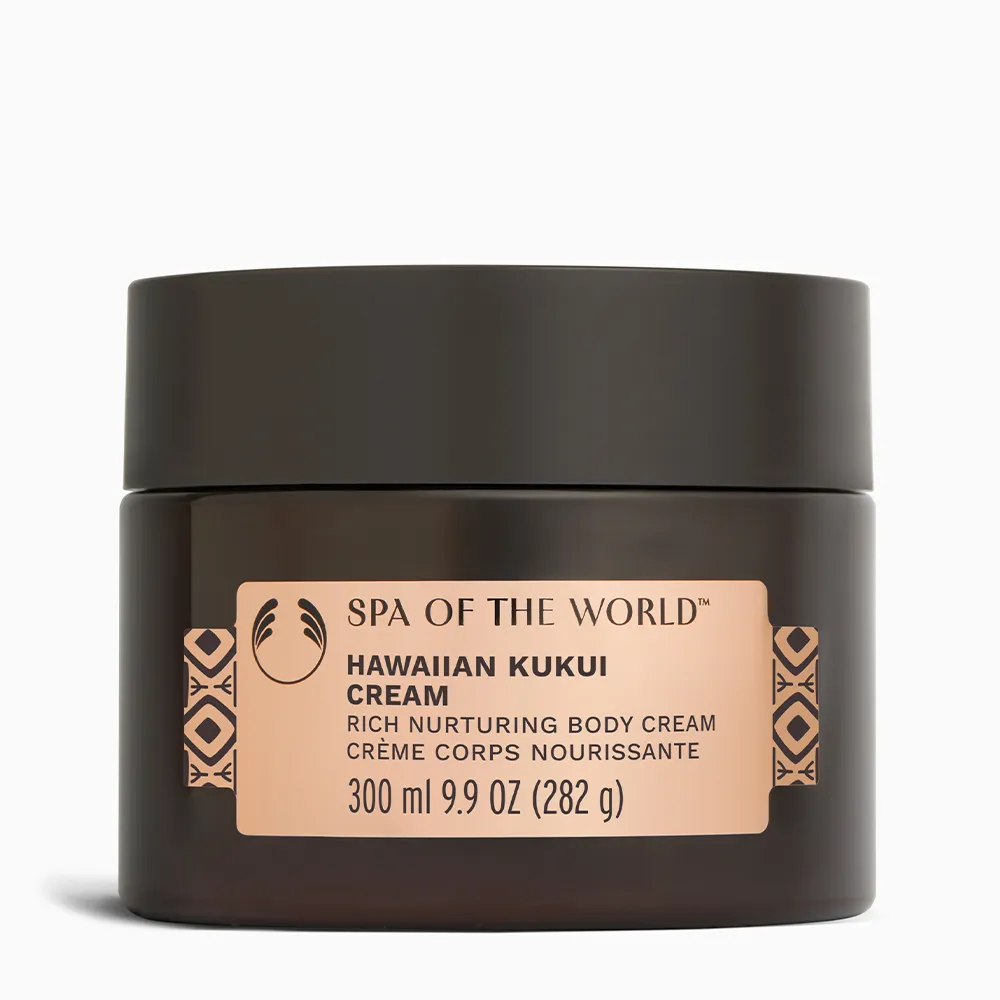【THE BODY SHOP 美體小舖】夏威夷SPA堅果油修護美膚霜-300ML(身體霜/身體乳)