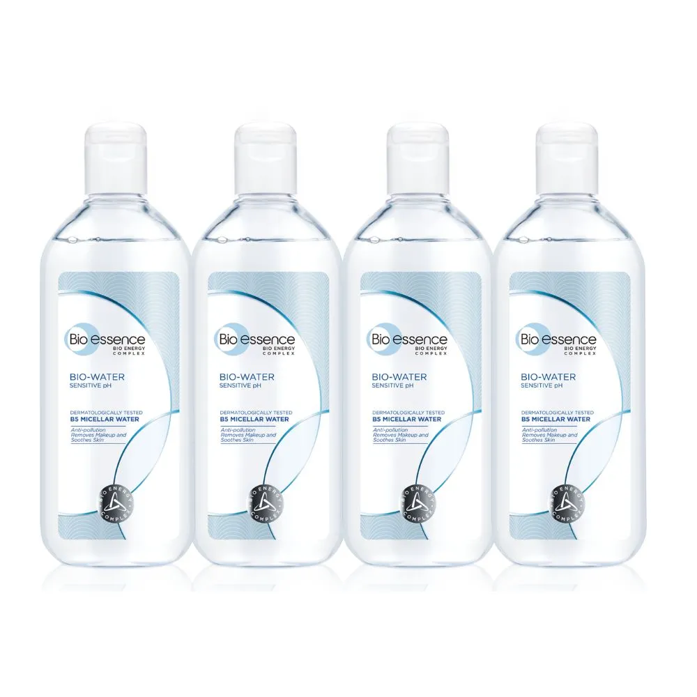 【Bio-essence 碧歐斯】BIO水感舒緩B5無油卸妝水400ml(4入組)