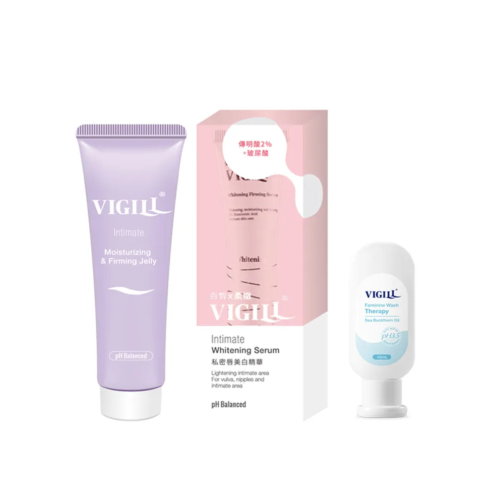 【VIGILL 婦潔】私密專用亮白緊實組(男女私密美白專研 VIO區可用)