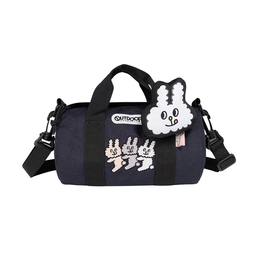 【OUTDOOR】雙11 Bunni Konbiny聯名波士頓圓筒包-黑色 OD163147BK