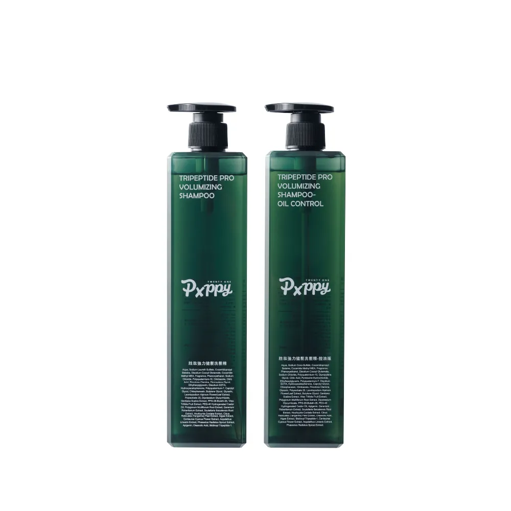 【Pxppy】胜肽強力健髮洗髮精500mL Poppy21罌粟狂想 強化滋養頭皮 強健髮根 豐盈蓬鬆 中醫師共同研發
