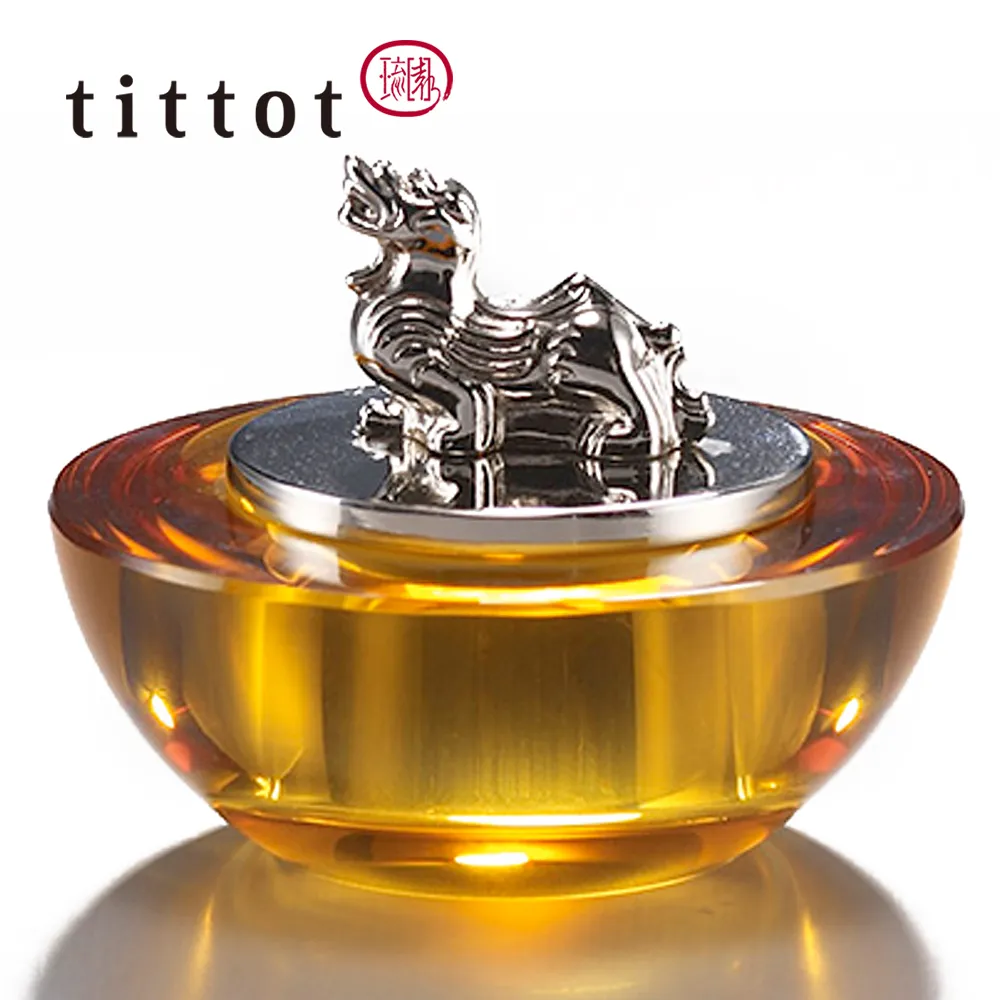 【tittot 琉園】天賜福祿聚寶盆_客戶禮贈5入組(送禮/琉璃/禮物/玻璃/水晶/藝術品/擺飾/禮贈/企業/故宮)