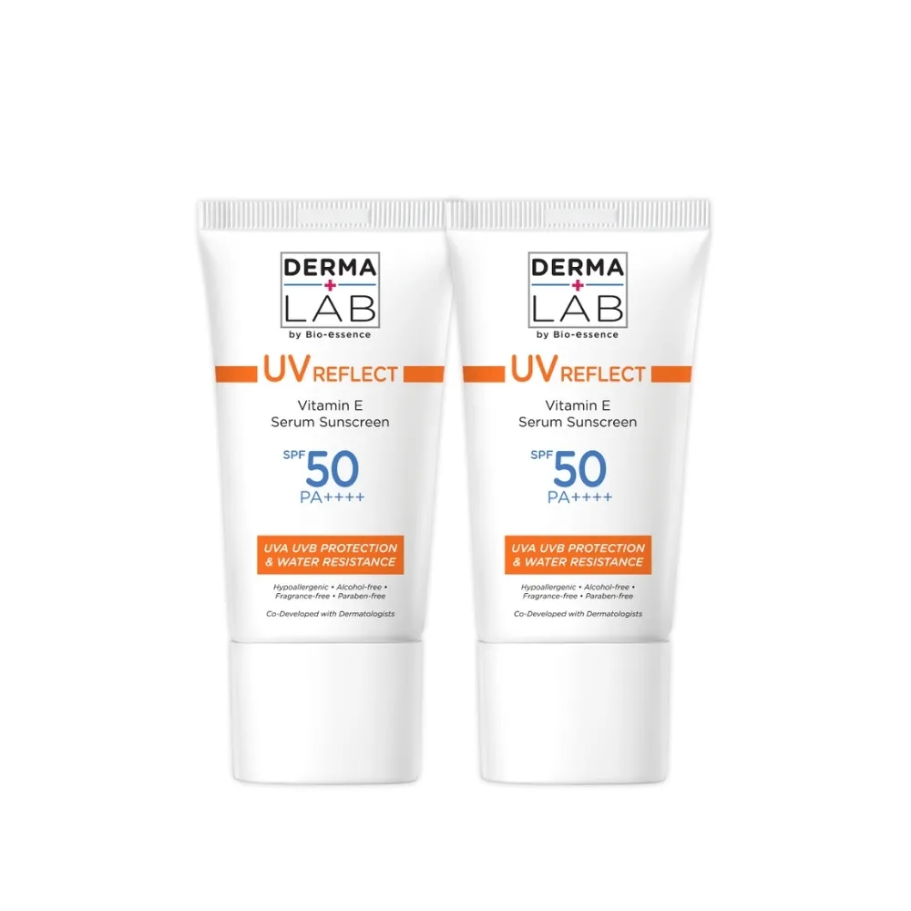 【DermaLab 德美醫研】全效清爽維他命E防曬乳SPF50PA+++ /40ml(2入組)
