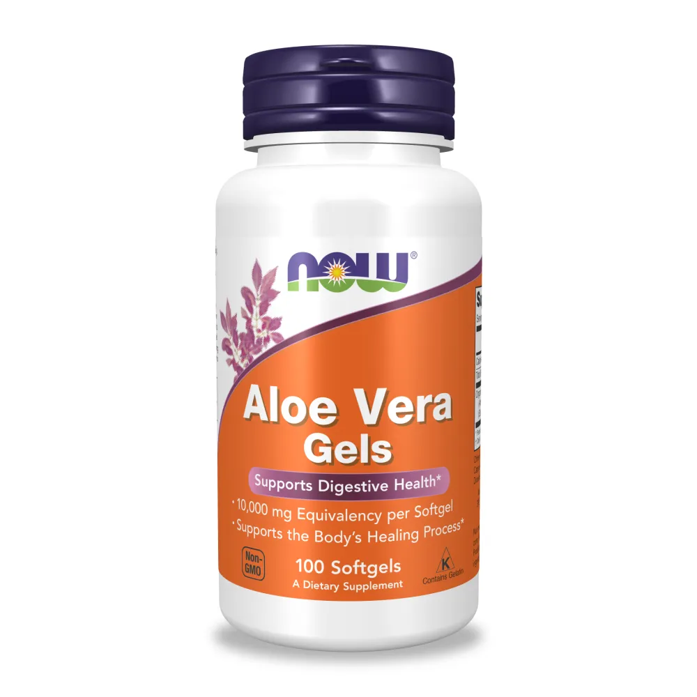 即期品【NOW Foods】蘆薈濃縮膠囊1瓶(100顆/瓶-維持消化道機能)